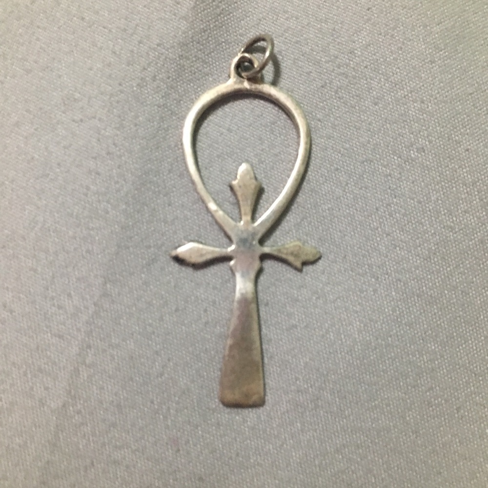 🌟Sterling Silver Cross Ankh Pendant